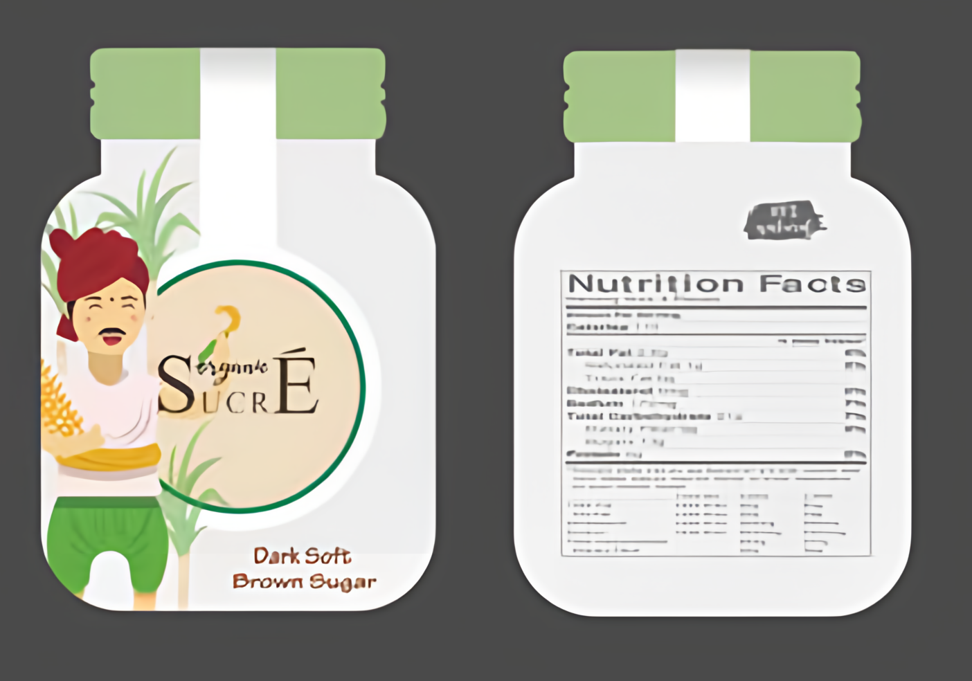 Organic Sugar — Packaging design
